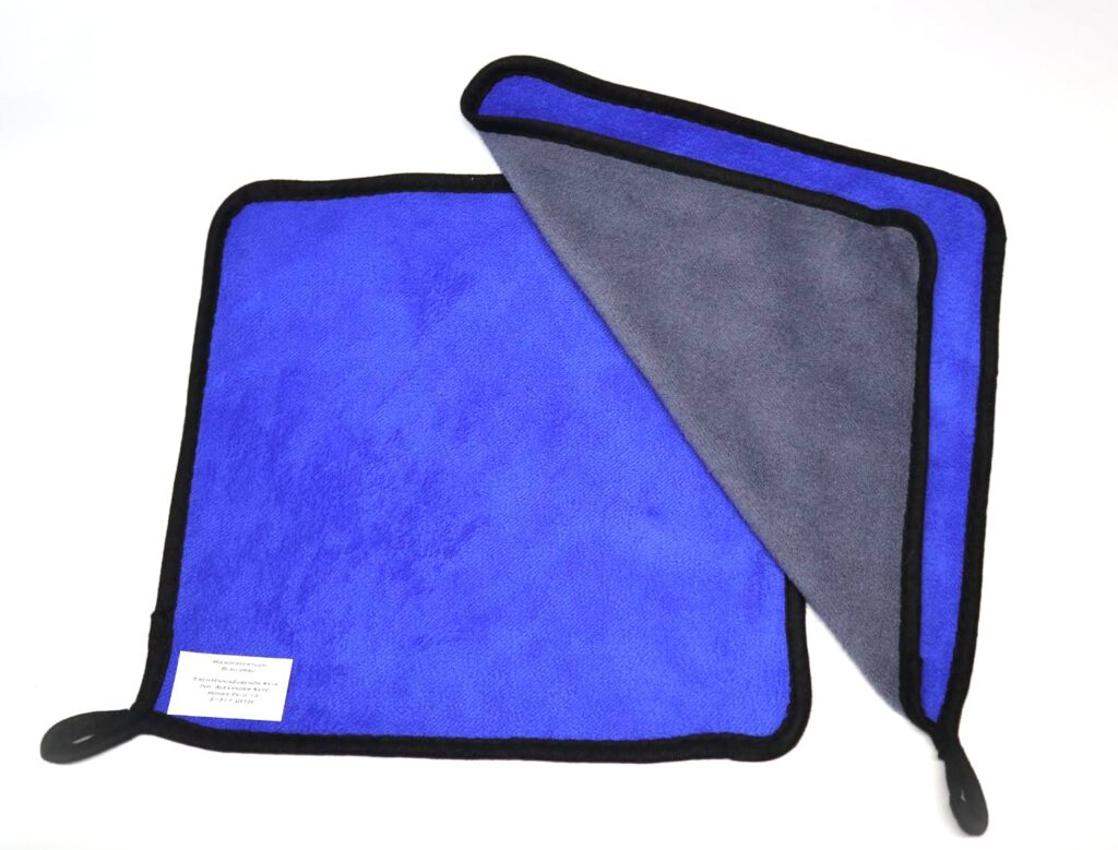Mikrofaser Reinigungstuch blau/grau exklusiv